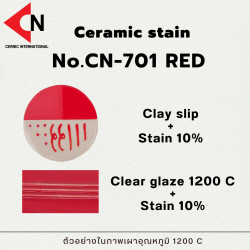CERAMIC STAIN NO.CN-701 RED