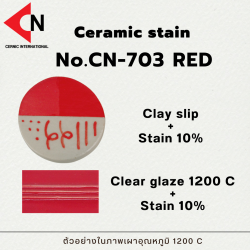 Ceramic Stain No.CN-703 RED