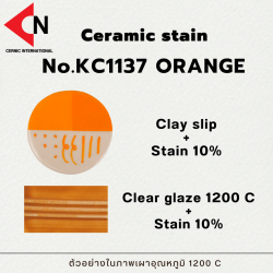 CERAMIC COLOR NO. KC1137 ORANGE