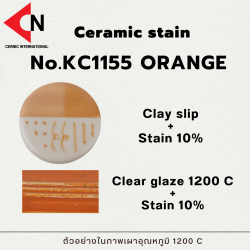 CERAMIC COLOR NO. KC1155 ORANGE