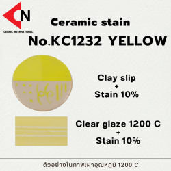CERAMIC COLOR NO. KC1232 YELLOW