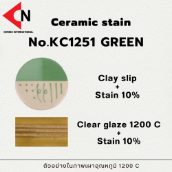 CERAMIC COLOR NO. KC1251 GREEN