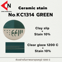 CERAMIC COLOR NO. KC1314 GREEN