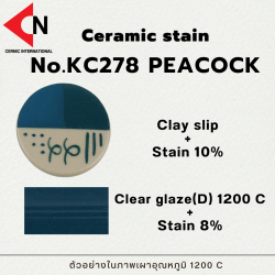 CERAMIC COLOR NO. KC278 PEACOCK