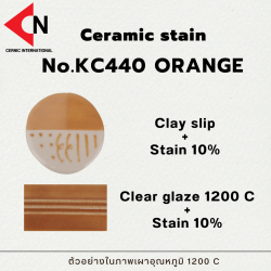 CERAMIC COLOR NO. KC440 ORANGE