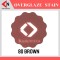 OVER GLAZE NO. 80 BROWN สีบนเคลือบชนิดผง สีสำหรับเพ้นท์บนกระเบื้อง
