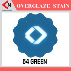OVER GLAZE NO.64 GREEN สีบนเคลือบชนิดผง สีสำหรับเพ้นท์บนกระเบื้อง