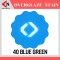OVER GLAZE NO. 40 BLUE GREEN สีบนเคลือบชนิดผง สีสำหรับเพ้นท์บนกระเบื้อง