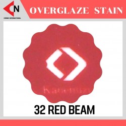 OVER GLAZE NO. 32 RED BEAM  สีบนเคลือบชนิดผง สีสำหรับเพ้นท์บนกระเบื้อง