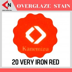 OVER GLAZE NO. 20 VERY IRON RED สีบนเคลือบชนิดผง สีสำหรับเพ้นท์บนกระเบื้อง