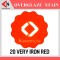 OVER GLAZE NO. 20 VERY IRON RED สีบนเคลือบชนิดผง สีสำหรับเพ้นท์บนกระเบื้อง