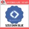 OVER GLAZE NO.5253 DARK BLUE สีบนเคลือบชนิดผง สีสำหรับเพ้นท์บนกระเบื้อง