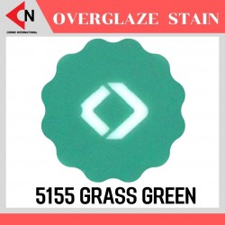 OVER GLAZE NO.5155 DRASS GREEN สีบนเคลือบชนิดผง สีสำหรับเพ้นท์บนกระเบื้อง