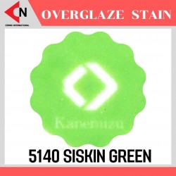 OVER GLAZE NO.5140 SISKIN GREEN สีบนเคลือบชนิดผง สีสำหรับเพ้นท์บนกระเบื้อง