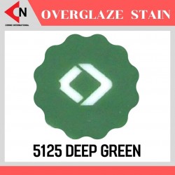 OVER GLAZE NO.5125 DEEP GREEN สีบนเคลือบชนิดผง สีสำหรับเพ้นท์บนกระเบื้อง
