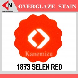 OVER GLAZE NO.1873 SELEN RED สีบนเคลือบชนิดผง สีสำหรับเพ้นท์บนกระเบื้อง