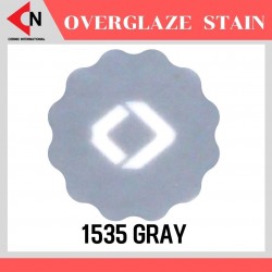 OVER GLAZE NO.1535 GRAY สีบนเคลือบชนิดผง สีสำหรับเพ้นท์บนกระเบื้อง