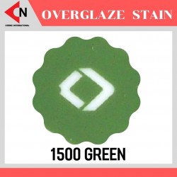 OVER GLAZE NO.1500 GREEN สีบนเคลือบชนิดผง สีสำหรับเพ้นท์บนกระเบื้อง