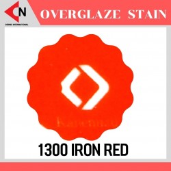 OVER GLAZE NO.1300 IRON RED สีบนเคลือบชนิดผง สีสำหรับเพ้นท์บนกระเบื้อง