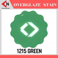 OVER GLAZE NO.1215 GREEN สีบนเคลือบชนิดผง สีสำหรับเพ้นท์บนกระเบื้อง