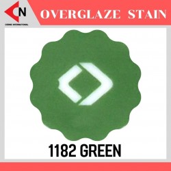 OVER GLAZE NO.1182 GREEN สีบนเคลือบชนิดผง สีสำหรับเพ้นท์บนกระเบื้อง