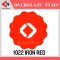 OVER GLAZE NO.1022 IRON RED สีบนเคลือบชนิดผง สีสำหรับเพ้นท์บนกระเบื้อง
