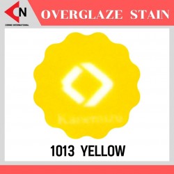 OVER GLAZE NO.1013 YELLOW สีบนเคลือบชนิดผง สีสำหรับเพ้นท์บนกระเบื้อง