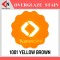 OVER GLAZE NO.1001 YELLOW BROWN สีบนเคลือบชนิดผง สีสำหรับเพ้นท์บนกระเบื้อง