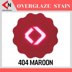 OVER GLAZE NO.404 MAROON สีบนเคลือบชนิดผง สีสำหรับเพ้นท์บนกระเบื้อง