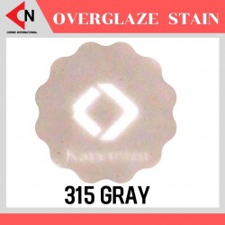 OVER GLAZE NO.315 GRAY สีบนเคลือบชนิดผง สีสำหรับเพ้นท์บนกระเบื้อง