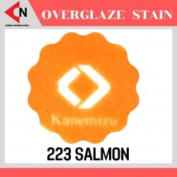 OVER GLAZE NO.223 SALMON สีบนเคลือบชนิดผง สีสำหรับเพ้นท์บนกระเบื้อง