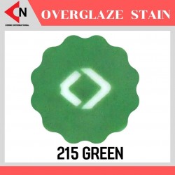 OVER GLAZE NO.215 GREEN สีบนเคลือบชนิดผง สีสำหรับเพ้นท์บนกระเบื้อง