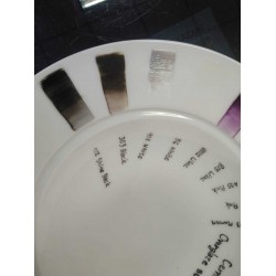 OVER GLAZE NO. 918 WHITE สีบนเคลือบชนิดผง สีสำหรับเพ้นท์บนกระเบื้อง