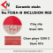 CERAMIC STAIN NO.7128A-B INCLUSION RED 