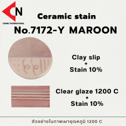 CERAMIC STAIN NO.7172-Y MAROON