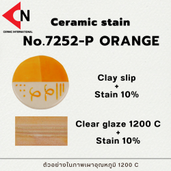 CERAMIC STAIN NO.7252-P ORANGE
