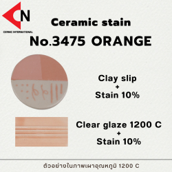 CERAMIC STAIN NO.3475 ORANGE