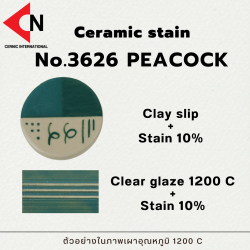 CERAMIC STAIN NO.3626 PEACOCK