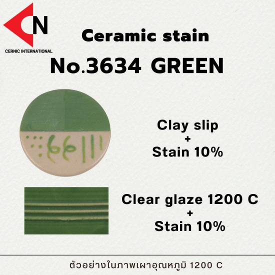 CERAMIC STAIN NO.3634 GREEN