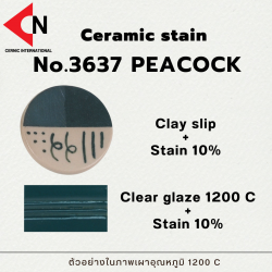CERAMIC STAIN NO.3637 PEACOCK