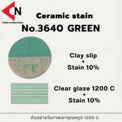 CERAMIC STAIN NO.3640 GREEN