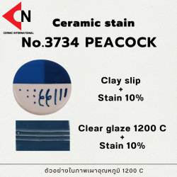 CERAMIC STAIN NO.3734 PEACOCK