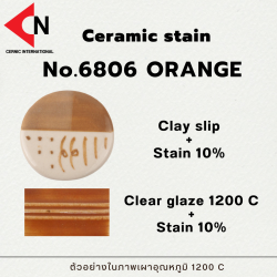 CERAMIC STAIN NO.6806 ORANGE