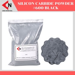 Silicon carbide powder #600 Black (Grit 600 = 15 Micron) ผงซิลิคอนคาร์ไบด์ บรรจุ 1 กิโลกรัม