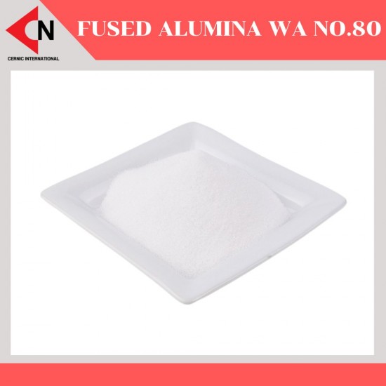 Fused Alumina Wa No.80 (212-180 Grit)   บรรจุ 1 กิโลกรัม