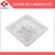 Lithium Carbonate (Li2CO3) ผงลิเทียมคาร์บอนเนต ขนาดบรรจุ 100 กรัม/ขวด, 500 กรัม/ขวด, 1 กก./ขวด.