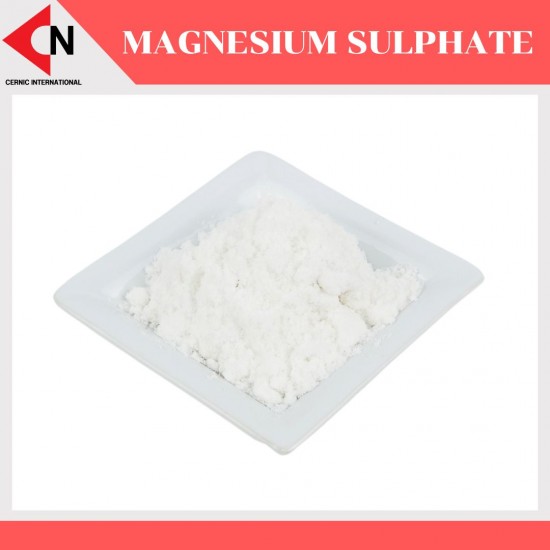 Magnesium Sulphate (MgSO4) ผงแม็กนีเซียม ซัลเฟต บรรจุ 1 กิโลกรัม