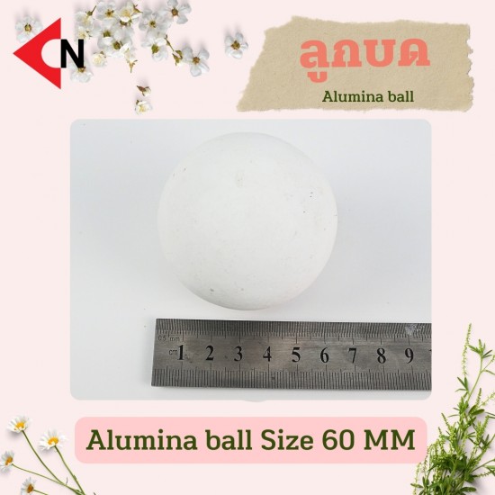 ALUMINA BALL 60 MM ลูกบดอะลูมิน่า
