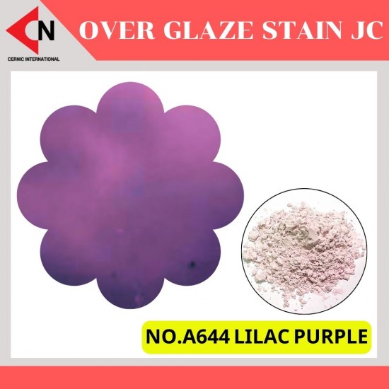 ARITA OVER GLAZE NO. A644 LILAC PURPLE สีบนเคลือบชนิดผง สีสำหรับเพ้นท์บนกระเบื้อง