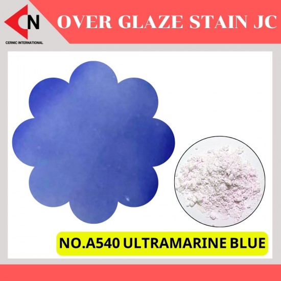 ARITA OVER GLAZE NO. A540 ULTRAMARINE BLUE สีบนเคลือบชนิดผง สีสำหรับเพ้นท์บนกระเบื้อง